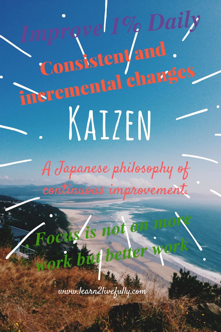 improve yourself the kaizen way