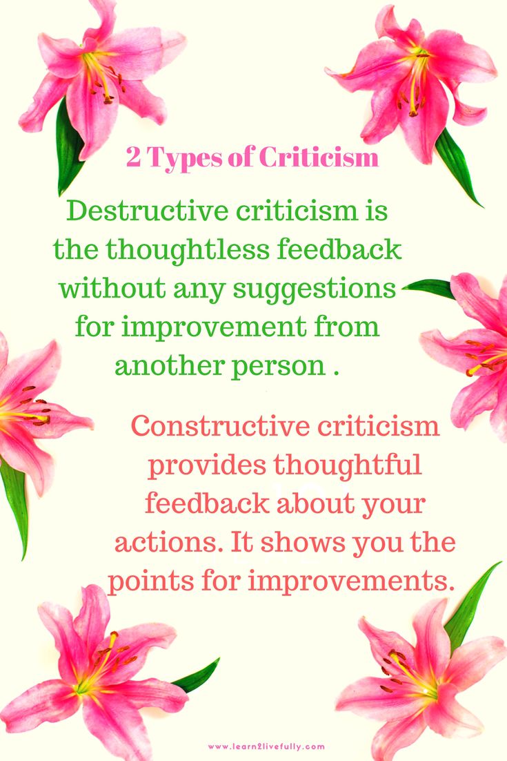 Handling Constructive Criticism What Is Helpful Criticism